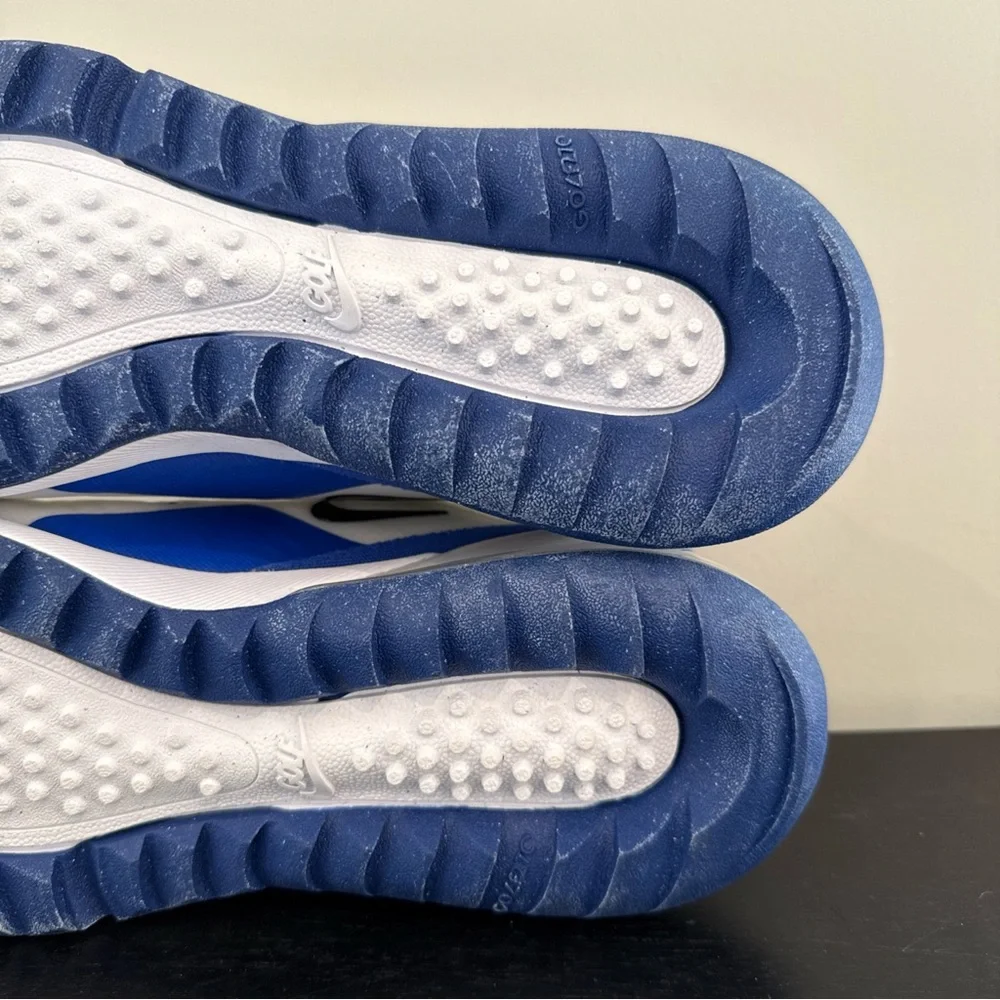 Men’s Size 9 Nike Air Max 270 G Golf Shoes White Blue CK6483-106 - READ